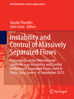 cover image of Instability and Control of Massively Separated Flows